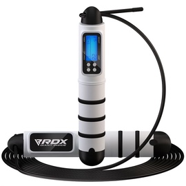 Скакалка RDX Digital Calorie Burn & Workout Counter, 3139 мм, белый