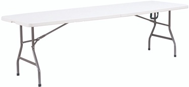 Lauko stalas OTE Catering Table, baltas, 242 cm x 76 cm x 74 cm