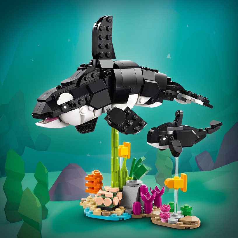 Konstruktor LEGO® Creator Metsloomad: panda perekond 31165, 626 tk