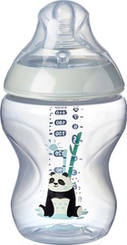 Бутылочка Tommee Tippee, 260 мл, 0 мес., прозрачный/белый, 2 шт.