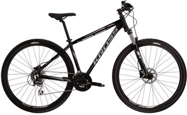 Velosipēds kalnu Kross Hexagon 6.0, 27 ", S rāmis, melna/pelēka