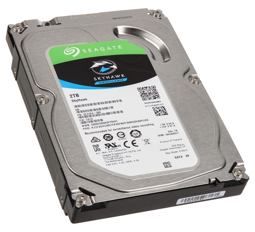 Kietasis diskas (HDD) Seagate Skyhawk Surveillance ST2000VX008, 3.5", 2 ...