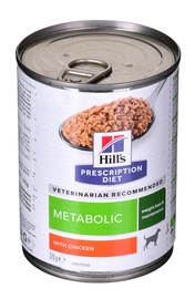 Mitrā barība (konservi) suņiem Hill's Prescription Diet Metabolic Chicken, vistas gaļa, 0.37 kg