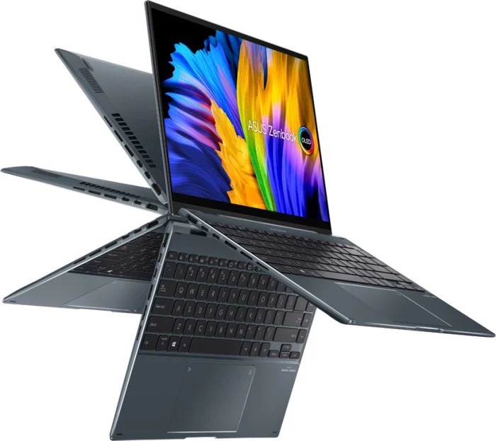 Sülearvuti Asus ZenBook Flip UP5401EA-KN124W, Intel® Core™ 1135G7, 16 GB, 1 TB, 14 ", Intel Iris Xe Graphics, hall