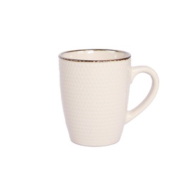 Krūzīte Domoletti Cream Dots, krēmkrāsa, 0.32 l