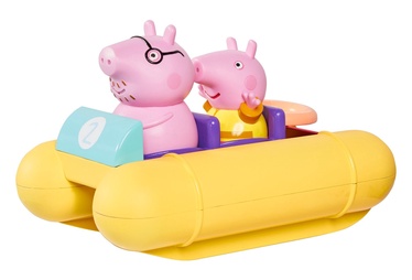 Набор игрушек для купания Tomy Peppa Pig Pull & Go Pedalo, многоцветный