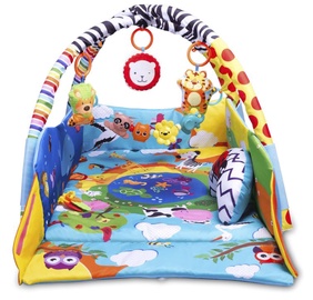 Spēļu paklājs Lionelo Anika Plus Multicolor, 93 cm x 112 cm