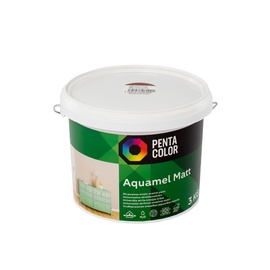 Emaljas krāsa Pentacolor Aquamel, matēts, 3 kg, sarkanīgi brūns