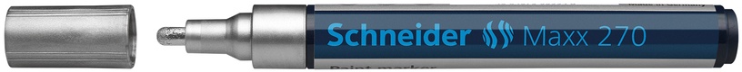 Маркер Schneider Maxx 270, 1 - 3 мм, серебристый