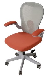 Biroja krēsls MN MGB1072-1, 61 x 74 x 106 cm, oranža/pelēka