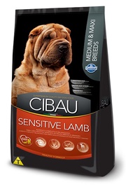 Sausā suņu barība Farmina Cibau Sensitive Lamb, jēra gaļa, 14 kg