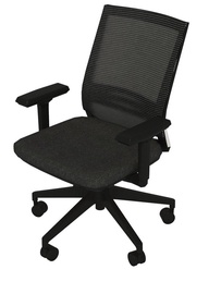 Офисный стул Kalune Design Office Chair, 64 x 64 x 89 см, черный