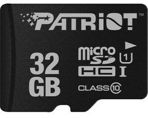 Atmiņas karte Patriot MicroSDHC LX Series, 32 GB