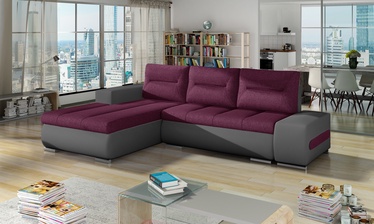 Stūra dīvāns Ottavio Lars 68, Soft 29, violeta, kreisais, 180 x 275 cm x 85 cm