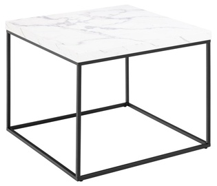 Kafijas galdiņš Barossa, balta, 60 cm x 60 cm x 45 cm