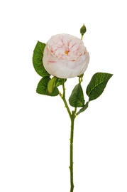 Искусственный цветок роза, белый, 750 мм