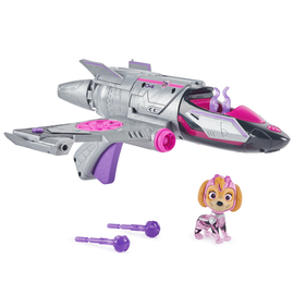 Transporta rotaļlietu komplekts Spin Master Paw Patrol The Mighty Movie Skye Deluxe 6067498, rozā/pelēka