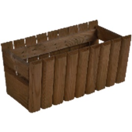 Puķu pods Z004186, brūna, Ø 200 mm, 400 mm x 200 mm