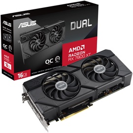 Видеокарта Asus AMD Radeon™ RX 7800 XT, 16 ГБ, GDDR6