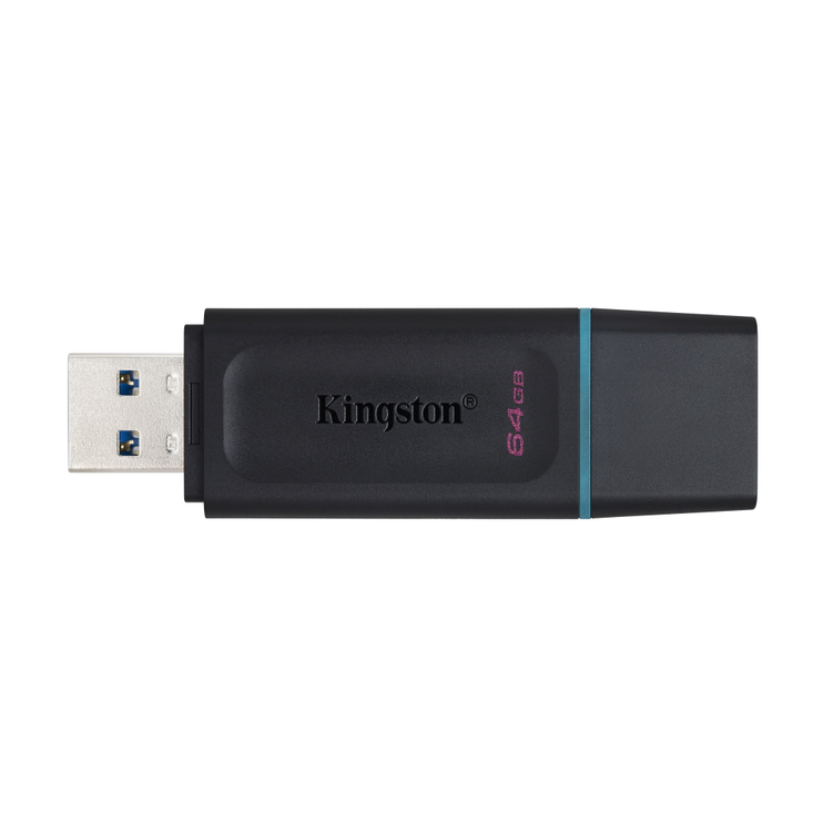 USB zibatmiņa Kingston Exodia, zila/melna, 64 GB