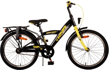 Bērnu velosipēds, pilsētas Volare Thombike, melna/dzeltena, 20"