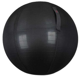 Gimnastikos sėdėjimo kamuolys Gymstick, juodas, 75 cm
