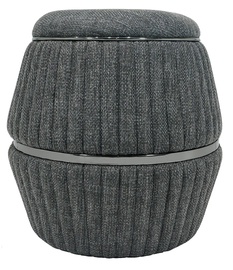 Pufs Kayoom Doric 245 W2DTN-ANT, antracīta/grafīta, 51.5 cm x 51.5 cm x 53 cm