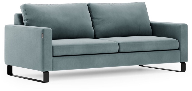 Dīvāns Homede Corni, zila, 210 x 98 cm x 86 cm