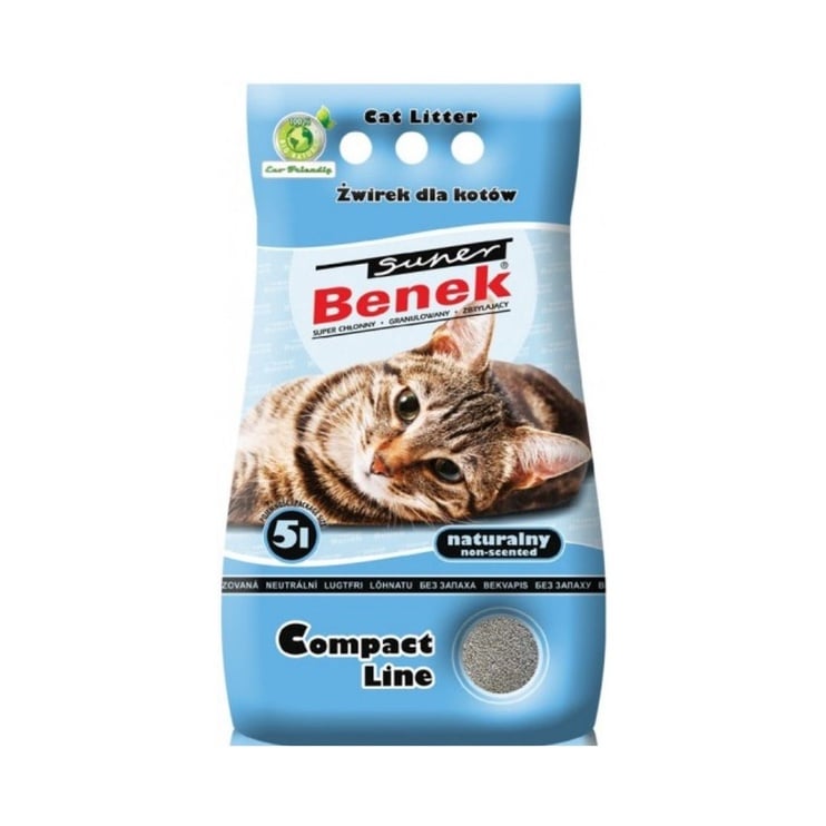 Kaķu pakaiši Super Benek Compact, 5 l
