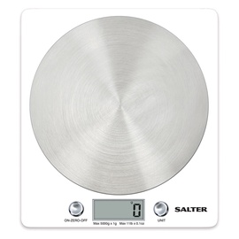 Elektroninės virtuvinės svarstyklės Salter Disc 1036 WHSSDR, baltos