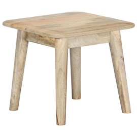 Kafijas galdiņš VLX Solid Mango Wood, brūna, 450 mm x 450 mm x 400 mm