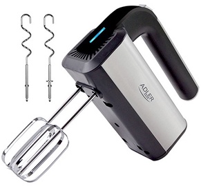 Mikser Adler Hand Mixer AD 4225, must/roostevaba teras