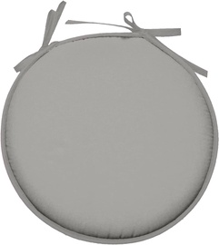 Krēslu spilveni Lovely Nelson Round, tumši pelēka, 400 mm x 400 mm