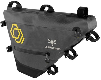 Velosipēda soma Apidura Expedition Full Frame, audums, pelēka