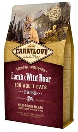 Sausā kaķu barība Carnilove, savvaļas dzīvnieku gaļa, 2 kg