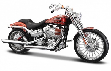 Žaislinis motociklas Maisto Harley Davidson 2014 CVO Breakout 10132327, oranžinė