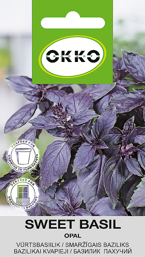 Sēklas Okko baziliki Opal, 0.4