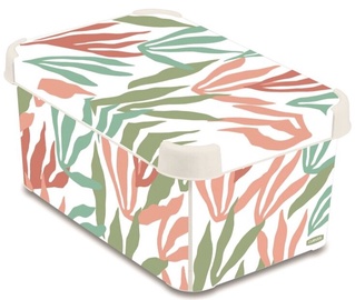Kaste Curver Deco Stockholm S Modern Leaves, daudzkrāsaina, 295 x 195 x 135 mm