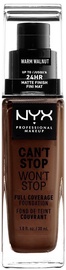Tonālais krēms NYX Can't Stop Won't Stop 22.5 Warm Walnut, 30 ml