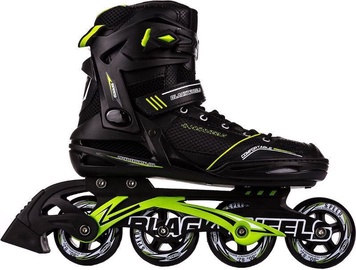 Ролики Blackwheels Slalom, 43, черный/зеленый (поврежденная упаковка)