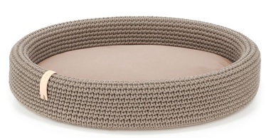 Кровать для животных Labbvenn Lukko One Size, коричневый, 700 мм x 600 мм