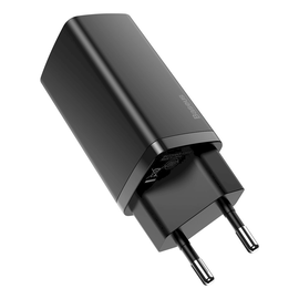Зарядное устройство Baseus, 2 x USB Type-C, черный