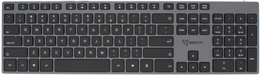 Клавиатура Sbox WK-131 Английский (US), серый, беспроводная