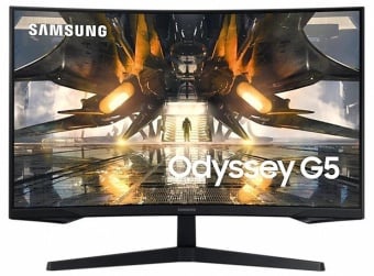 Monitor Samsung G55A, must, 27" (kahjustatud pakend)