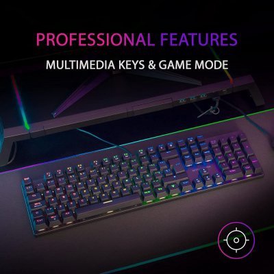 Клавиатура Mars Gaming MK422BRUS, Английский (US), черный