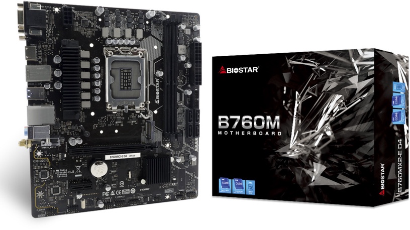 Mātesplate Biostar B760MX2-E D4