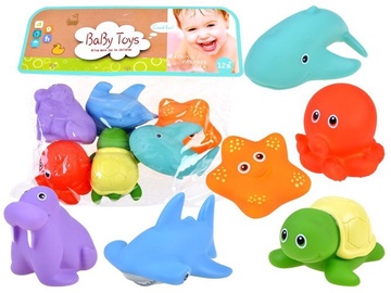 Mänguloom Sea Animals, mitmevärviline, 6 tk