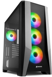 Kompiuterio korpusas Sharkoon TG7M RGB, juoda