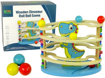 Spēle Lean Toys Dinosaur Roll Ball 10170, 30 cm, daudzkrāsaina