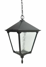 Rippuv tänavavalgusti Su-Ma Retro, 100W, E27, IP43, must, 32 cm x 97 cm